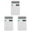 3Pièces Calculatrices Blanches Pratiques Pour École Et 1