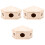 3Pièces En Bois Pour Hamsters Beige Résistantes Douces 1