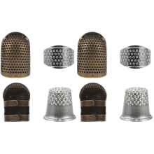 4Ensembles Dés Métalliques Pour Couture Patchwork Protection Doigts