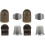 4Ensembles Dés Métalliques Pour Couture Patchwork Protection Doigts 1