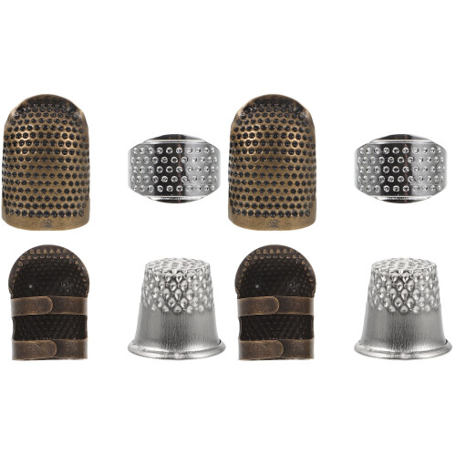 4Ensembles Dés Métalliques Pour Couture Patchwork Protection Doigts