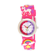 Ravel Girl's Pink Unicorn Time Teacher Watch