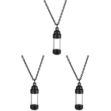 3Pièces Unique Noir Cendrier Flacon Fonctionnel