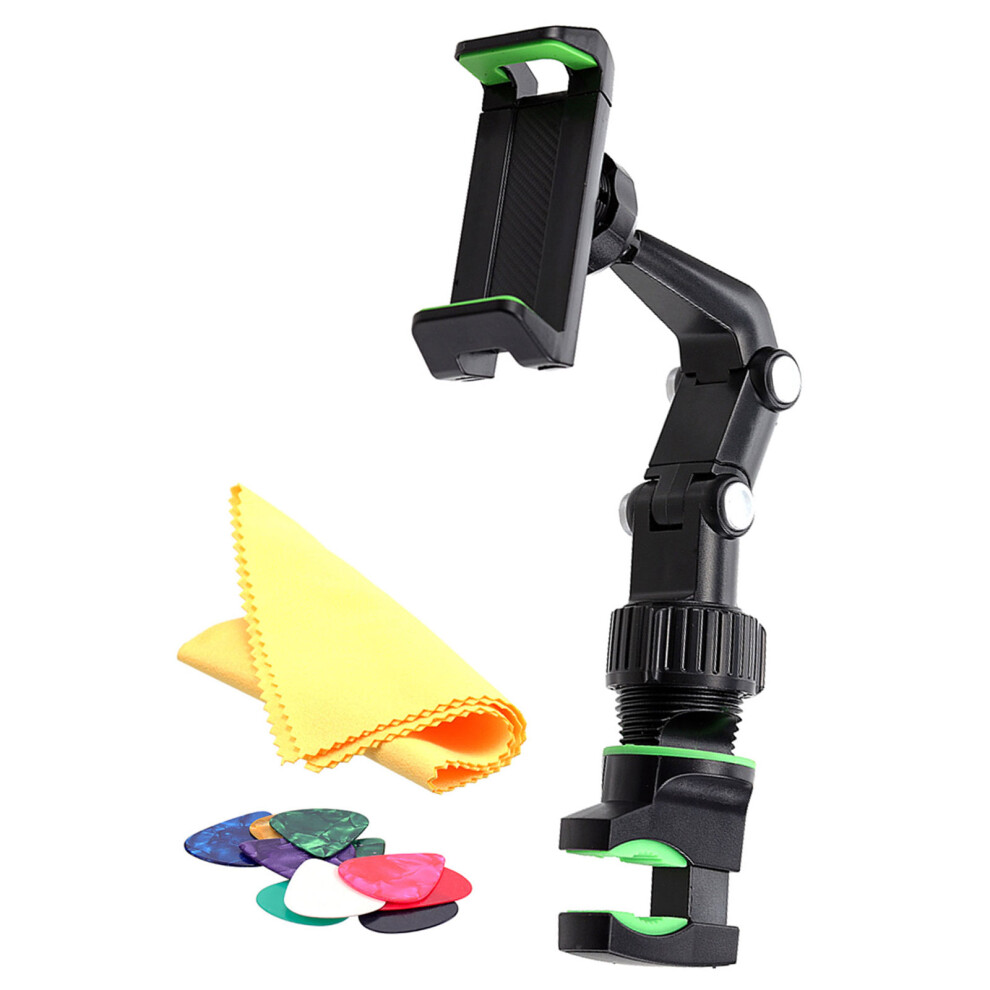 Guitar Head Clip Mobile Phone Holder Live Broadcast Bracket Stand Tripod Clip 7696002689324