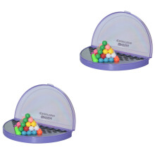 2Ensembles Jouet Logique Violet Perles Éducatif Pour Enfants
