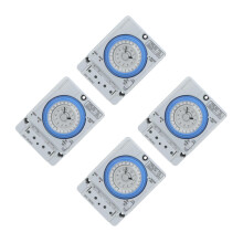 4Pièces Timer Mécanique Précis Pour Cuisine Minuterie Robuste
