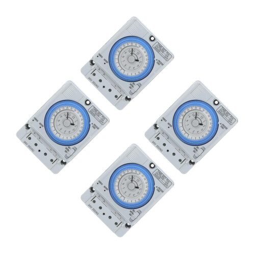4Pièces Timer Mécanique Précis Pour Cuisine Minuterie Robuste