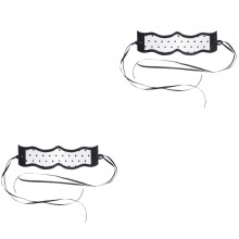 2Pièces Œil Mascarade Noir Mesh Costume Femme
