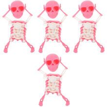 8Pièces Jouet Squelette Sensoriel Rose Fidget Pour Jeux Enfants
