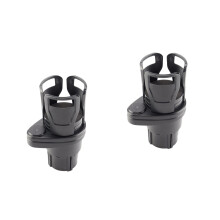 2Pièces Support ABS Noir Pour Café Et Bouteilles