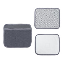 Memory Foamed Lumbar Cushion For Driving and Working Chair Car Seat Dark gray