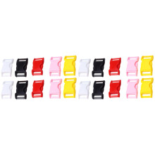 20Pièces Boucles Plastique Solides Pour Sacs Bracelet Colliers Colorés