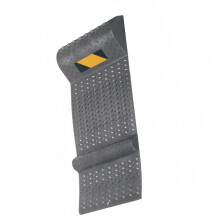Vehicle Tire Stopper Textured Surfaces Heavy Load Capacity Garage