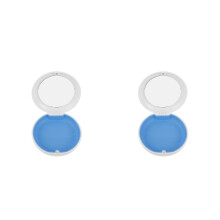 2Pièces Étui Transparent Pour Garde-Bouche Avec Compact