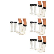 4Paires Doublures Bottes Féminines Hiver Doublure PU Confortable