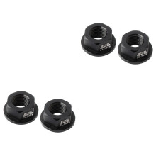 2Pièces Capuchon Écrou En Aluminium Noir Résistant Pour Équilibre