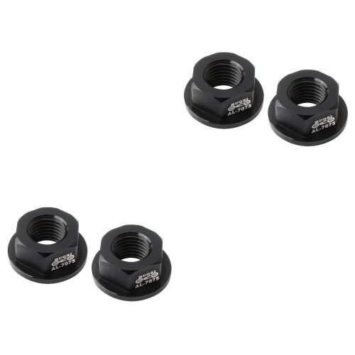 2Pièces Capuchon Écrou En Aluminium Noir Résistant Pour Équilibre