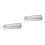 2Pièces Étagère Murale Durable Gris Pour Stockage Maison 1