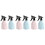 6Pièces Main Plastique Grande Usage Jardin Coloré 1