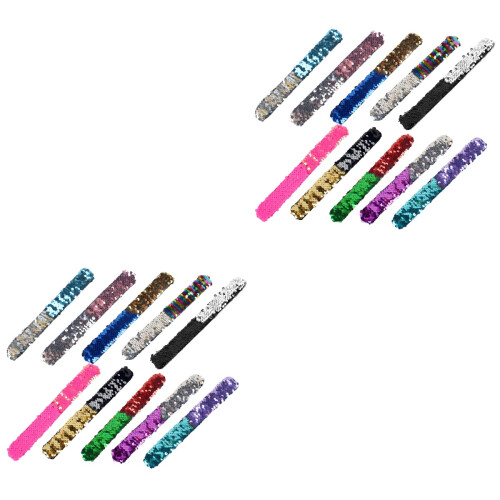 20Pièces Bracelets Dazzling Color Enfants Pour