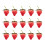 30Pièces Simulées Rouges Décorations Pour Photo Bureau 1