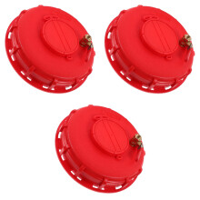 3Pièces Couvercles Ibc Plastique Rouge Résistants Usage