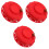 3Pièces Couvercles Ibc Plastique Rouge Résistants Usage 1