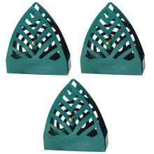 3Pièces Porte-Encens Fer Vert Anti-Feu Pour Salon Chambre