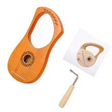 7 Tone Lyre Harp Lightweight Wood Craftsmanship For Performers and Teachers