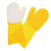6Pièces Nettoyage Cuisine Blancs En Latex Avec Éponge Durable