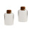 2Pièces Bouteilles Verre Borosilicate Khaki Multi-Usage Snack Lait 4