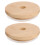 2Ensembles Couvercles Bouteille En Bambou Khaki Trou Pour 1