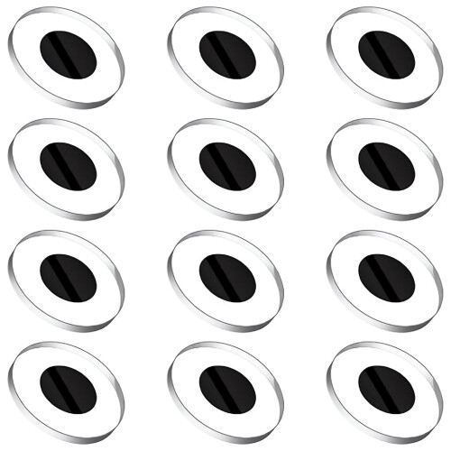 12Pcs Transparent Lens Protector Light Shield Cover For Glasses Protective