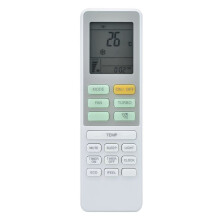 Ergonomic Air Conditioner Remote Efficient Temperature Control Solid ABS Material
