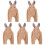 5Pièces Ensemble Photo Bébé - Khaki Tenue Adorable 1