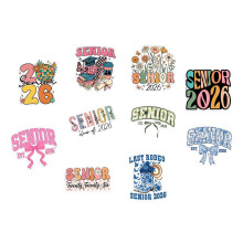 Senior twenty twenty six Graduation Transfers PVC Impermeable Decorative Labels For