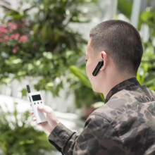 Beebest 1S 5. 0 Bluetooth-Ohrhörer 100mAh 19 g 125h Standby-Zeit Kabelloses Freisprech-Headset Klare Gespräche für Telefon und Walkie-Talkie