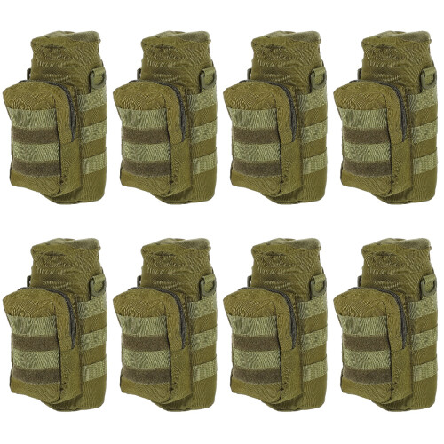 8Pièces Poche De Rangement Vert Pour Bouteille Avec Fixation Robuste