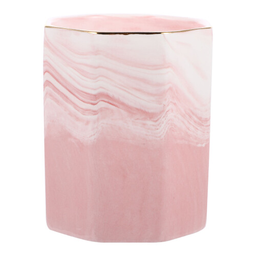 3Pièces Porte-Makeup Rose Pour Rangement Pinceaux Bureau