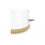 Electric Kettle, Scandi Style, White with Bamboo-Look Base, Model WK8535AEH 4