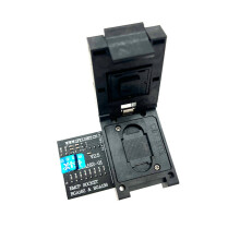 BGA162 BGA186 Adapter Socket High Temperatures Resistant Plastic Emmc Memory