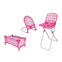 Toddler Role Playing Stroller Set Realistic Doll Accessory for Kids Social Skill 3319