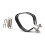 Lightweight Rustproof Motorcycle Exhaust Pipe Holder Clamp for Enhanced Safety 1