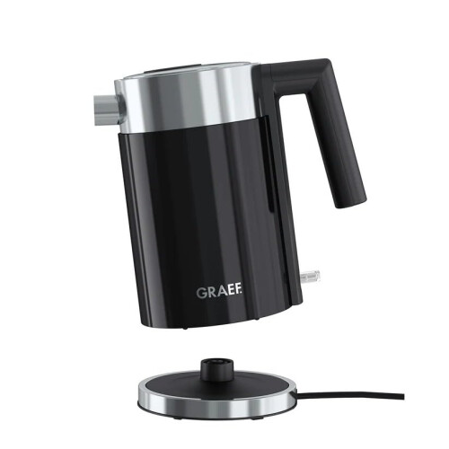Graef Electrical Kettle, 1 Litre, Double-Walled, 360 Base, Black WK402 2