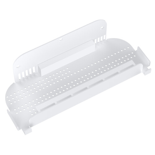 Ventilated Wall Stand For Gaming Device Controller Organizers Metal Construction White