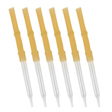 6 Pcs Alkaline Burette Glass Pipettes Dropper Lab Liquid Transfer Pipette