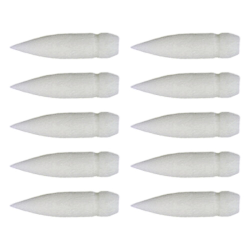 10Pcs Liquid Acrylic Marker Refill Tip Soft Nylon Bristles Brush Tip Replacement