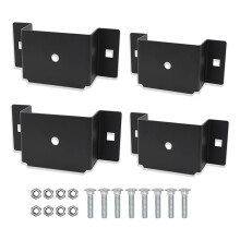 Trailer Stake Pocket set Non Slip Textured Surfaces for Securing 2x4 Lumber Loads