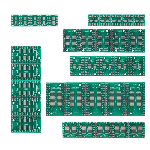 35Pcs 7 Values Adapters Board For SMDs To DIP SOP SSOP Conversion Circuit Tool