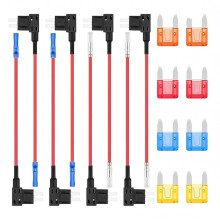 Car Circuit Protection Standard Blade Fuses with Puller for Quick Replacement small